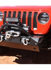 Rock Hard 4x4 Aluminum Patriot Series Grille Width Front Bumper for Jeep Wrangler JL | Gladiator JT 2018+                                     - RH-90240 - Image 4