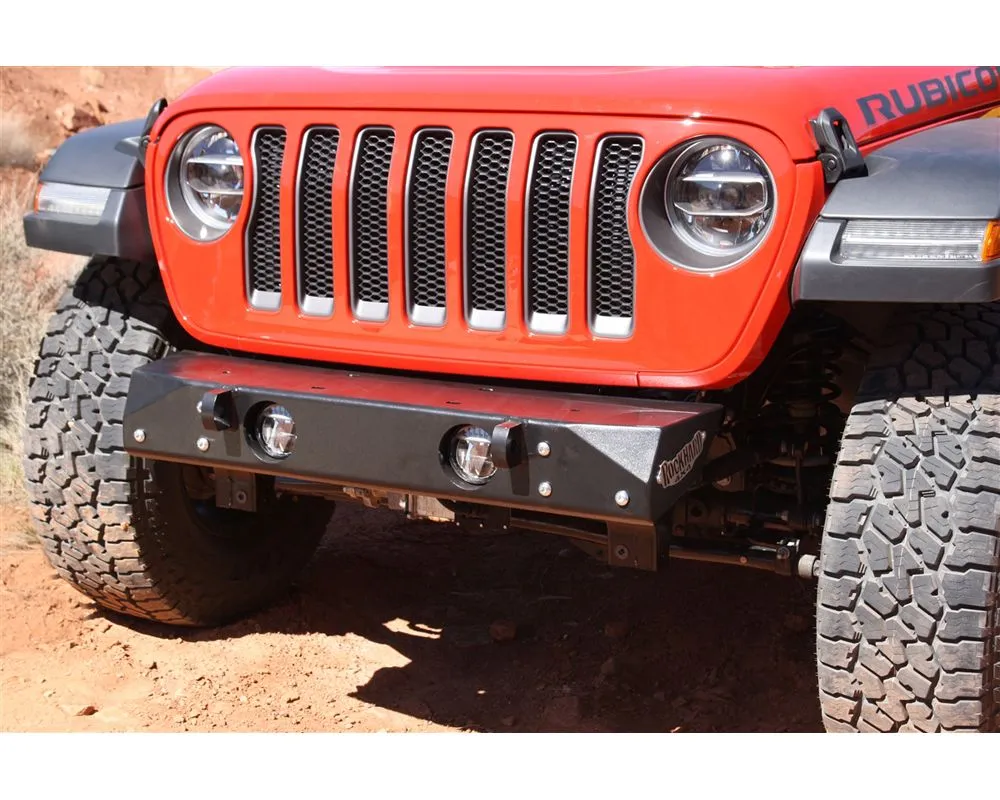 Rock Hard 4x4 Freedom Series Grille Width Front Bumper for Jeep Wrangler JL | Gladiator JT 2018+ - RH-90202
