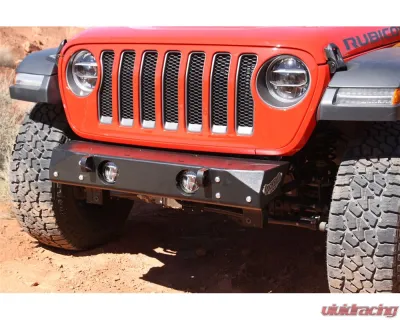 Rock Hard 4x4 Aluminum Freedom Series Grille Width Front Bumper for Jeep Wrangler JL | Gladiator JT 2018+ - RH-90242