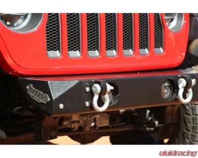 Rock Hard 4x4 Aluminum Freedom Series Grille Width Front Bumper for Jeep Wrangler JL | Gladiator JT 2018+ - RH-90242