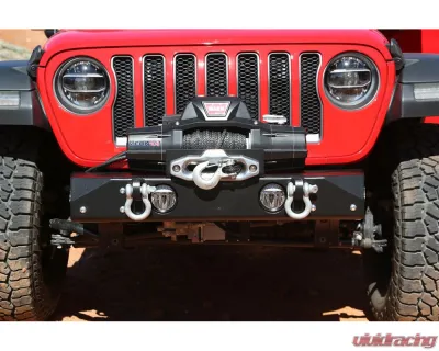 Rock Hard 4x4 Aluminum Freedom Series Grille Width Front Bumper for Jeep Wrangler JL | Gladiator JT 2018+ - RH-90242