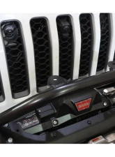 Rock Hard 4x4 Winch Guard Plus Light Mount OEM Steel Front Bumper Jeep Wrangler JL | Gladiator 2018+                                     - RH-90204 - Image 2
