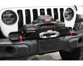Rock Hard 4x4 Winch Plate for Factory Plastic Front Bumper for Jeep Wrangler JL | Gladiator JT 2018+