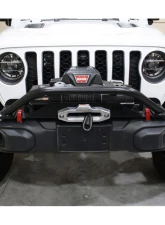 Rock Hard 4x4 Grille Guard and Light Mount Hoop for RH-90205 Winch Mounting Plate                                     - RH-90207 - Image 2