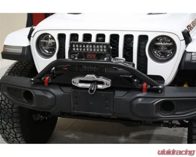 Rock Hard 4x4 Grille Guard and Light Mount Hoop for RH-90205 Winch Mounting Plate - RH-90207