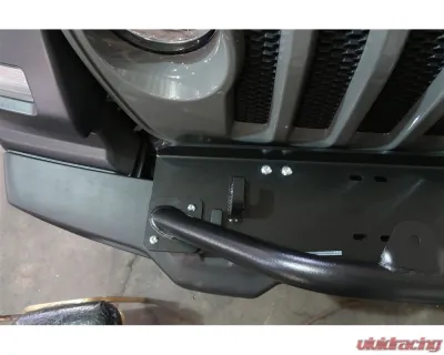 Rock Hard 4x4 Grille Guard and Light Mount Hoop for RH-90205 Winch Mounting Plate - RH-90207