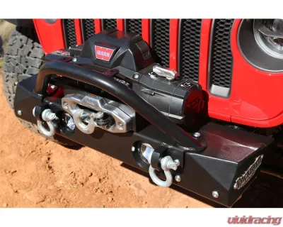 Rock Hard 4x4 Stubby Winch Guard with Light Mounting Tabs for RH4X4 JL/JT Stubby Front Bumper Gladiator JT 2020+ - RH-90208