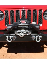 Rock Hard 4x4 Stubby Winch Guard with Light Mounting Tabs for RH4X4 JL/JT Stubby Front Bumper Gladiator JT 2020+                                     - RH-90208 - Image 4
