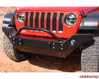 Rock Hard 4x4 Aluminum Patriot Series Full Width Front Bumper for Jeep Wrangler JL | Gladiator JT 2018+ - RH-90244