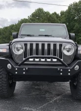 Rock Hard 4x4 Aluminum Patriot Series Full Width Front Bumper for Jeep Wrangler JL | Gladiator JT 2018+                                     - RH-90244 - Image 7