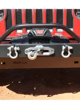 Rock Hard 4x4 Patriot Series Mid-Width Front Bumper w/ Lowered Winch Plate for Jeep Wrangler JL | Gladiator JT 2018+                                     - RH-90216 - Image 6