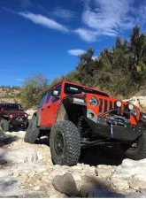 Rock Hard 4x4 Patriot Series Mid-Width Front Bumper w/ Lowered Winch Plate for Jeep Wrangler JL | Gladiator JT 2018+                                     - RH-90216 - Image 8
