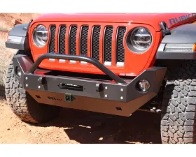 Rock Hard 4x4 Patriot Series Mid-Width Front Bumper w/ Receiver for Jeep Wrangler JL | Gladiator JT 2018+
