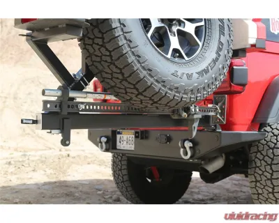 Rock Hard 4x4 Patriot Series Rear Bumper with Tire Carrier for Jeep Wrangler JL 2018+ - RH-90301