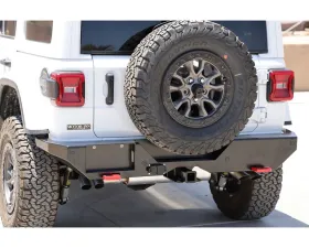 Rock Hard 4x4 Aluminum Patriot Series Gen2 Rear Bumper for Jeep Wrangler JL 2018+