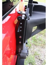 Rock Hard 4x4 Adjustable Spare Tire Carrier with CB Antenna Mount for Jeep Wrangler JL 2018+                                     - RH-90347 - Image 3