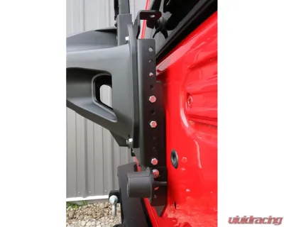 Rock Hard 4x4 Adjustable Spare Tire Carrier with CB Antenna Mount for Jeep Wrangler JL 2018+ - RH-90347