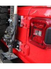 Rock Hard 4x4 Freedom Series Body Mount Tire Carrier with Billet Aluminum Braces for Jeep Wrangler JL 2018+                                     - RH-90350 - Image 6