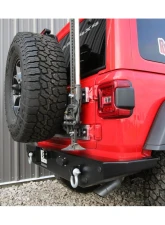 Rock Hard 4x4 Freedom Series Body Mount Tire Carrier with Billet Aluminum Braces for Jeep Wrangler JL 2018+                                     - RH-90350 - Image 8