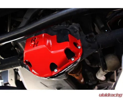 Rock Hard 4x4 HardHat Differential Cover Red for Front/Rear Dana 30 - RH-9050