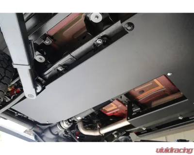 Rock Hard 4x4 Complete Bellypan Skid Plate System with Dual Crossmembers for Jeep Wrangler JL 2DR 3.6L 2018+ - RH-90508