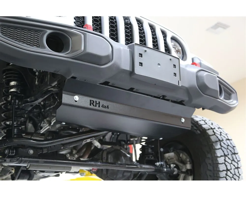 Rock Hard 4x4 Sway Bar Motor Skid Plate for OEM Plastic Bumper Jeep Wrangler JL | Gladiator JT 2018+ - RH-90510