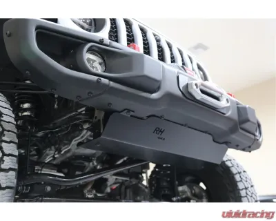 Rock Hard 4x4 Sway Bar Motor Skid Plate for OEM Steel Bumper Jeep Wrangler JL | Gladiator JT 2018+ - RH-90511
