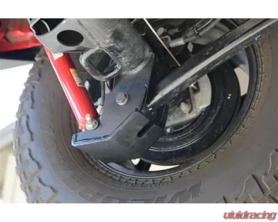 Rock Hard 4x4 Bolt-On Front and Rear Lower Control Arm Skid Plates for Jeep Wrangler JL 2018+ - RH-90515
