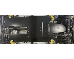 Rock Hard 4x4 Complete Bellypan Skid Plate System with Dual Crossmembers for Jeep Wrangler JL 4DR 392 HEMI 2021+