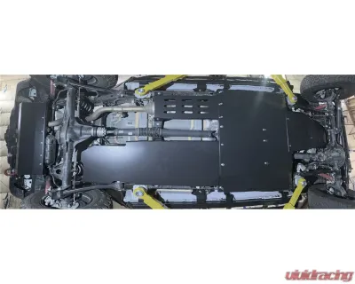 Rock Hard 4x4 Complete Bellypan Skid Plate System with Dual Crossmembers for Jeep Wrangler JL EcoDiesel 4DR 2020+ - RH-90561