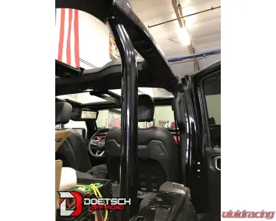 Rock Hard 4x4 Bolt-In Ultimate Sport Cage C-Pillar Brace Kit for Jeep Wrangler JL 4DR 2018+ - RH-90702