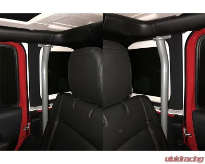 Rock Hard 4x4 Bolt-In Ultimate Sport Cage C-Pillar Brace Kit for Jeep Wrangler JL 4DR 2018+ - RH-90702