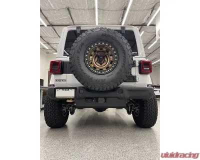 Rock Hard 4x4 Aluminum Muffler Skid Plate for 392 HEMI Jeep Wrangler JL 2/4DR 2018+ - RH-90545