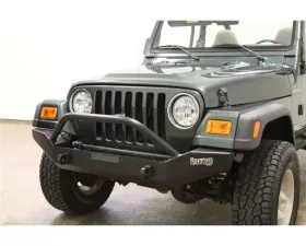 Rockhard 4x4 Aluminum Patriot Series Full Width Front Bumper Jeep CJ5 | CJ7 | CJ8 | Wrangler YJ | TJ | LJ 1976-2006