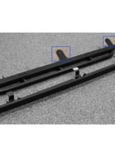 Rock Hard 4x4 RHX Series Tube Slider Rocker Guards with Flat Step for Jeep Wrangler JK 2DR 2007-2018                                     - RH-6022 - Image 17