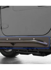 Rock Hard 4x4 Patriot Series Rocker Guards w/ Tube Sliders - Raw Finish for Jeep Wrangler TJ 1997-2006                                     - RH-3001-S - Image 17