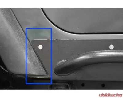 Rock Hard 4x4 Patriot Series Rocker Guards w/ Tube Sliders - Raw Finish for Jeep Wrangler TJ 1997-2006 - RH-3001-S