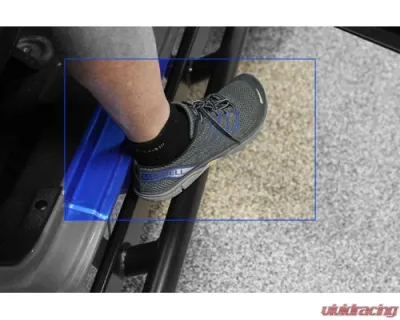 Rock Hard 4x4 RHX Series Tube Slider Rocker Guards with Flat Step for Jeep Wrangler JK 2DR 2007-2018 - RH-6022