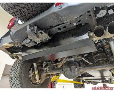 Rock Hard 4x4 Aluminum Muffler Skid Plate for 392 HEMI Jeep Wrangler JL 2/4DR 2018+ - RH-90545