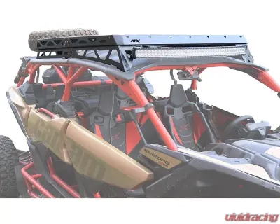 AFX Motorsports Factory Roof Rack w/ Foot Support Can-Am Maverick X3 4 Seater - CAN006-F-B