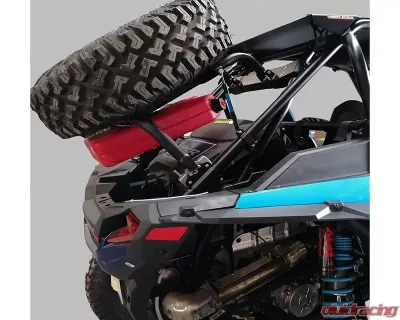 AFX Motorsports Spare Tire Carrier w/ Pneumatic Piston Polaris RZR XP 1000 Turbo S - POR008