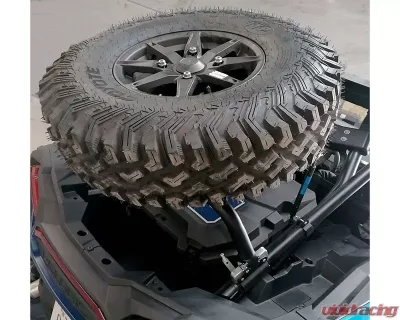AFX Motorsports Spare Tire Carrier w/ Pneumatic Piston Polaris RZR XP 1000 Turbo S - POR008