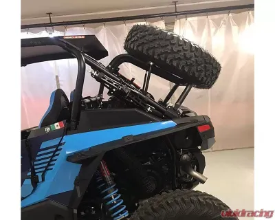 AFX Motorsports Spare Tire Carrier w/ Pneumatic Piston Polaris RZR XP 1000 Turbo S - POR008