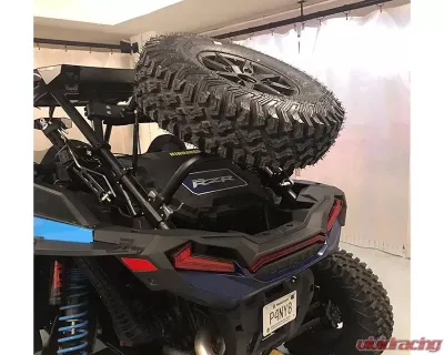 AFX Motorsports Spare Tire Carrier w/ Pneumatic Piston Polaris RZR XP 1000 Turbo S - POR008