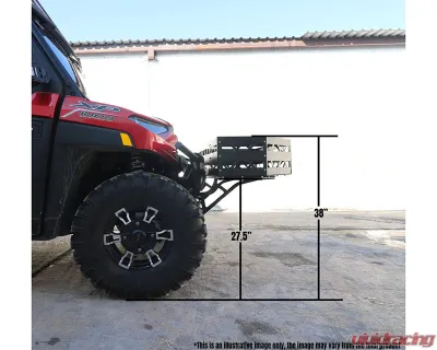 AFX Motorsports Black Front Storage Polaris Ranger 1000 Full-Size 2018-2021 - ACC070