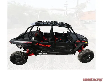 AFX Motorsports Black Roof Rack Polaris RZR XP 1000 4 Seater 2015-2023 - CAN010-B-LED