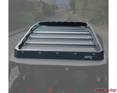 AFX Motorsports Black Roof Rack Polaris RZR XP 1000 4 Seater 2015-2023 - CAN010-B-LED