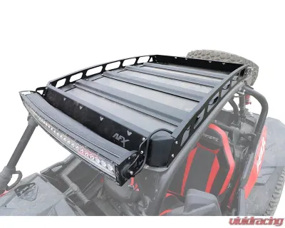 AFX Motorsports Black Roof Rack Polaris RZR XP 1000 Turbo S 2 Seater - CAN012-B-LED