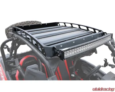 AFX Motorsports Black Roof Rack Polaris RZR XP 1000 Turbo S 2 Seater - CAN012-B-LED