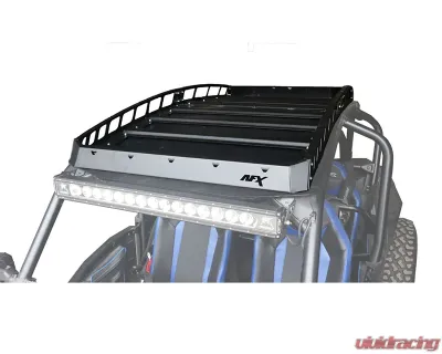 AFX Motorsports Black Roof Rack Polaris RZR XP 1000 Turbo S 4 Seater - CAN018-B-LED